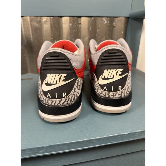 Nike Air Jordan 3 Retro SE Unite Shoes Sneakers Red Cement Men\'s 9.5 main image 9